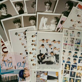 EXO sticker, postcard, lomo (nguyên hộp)