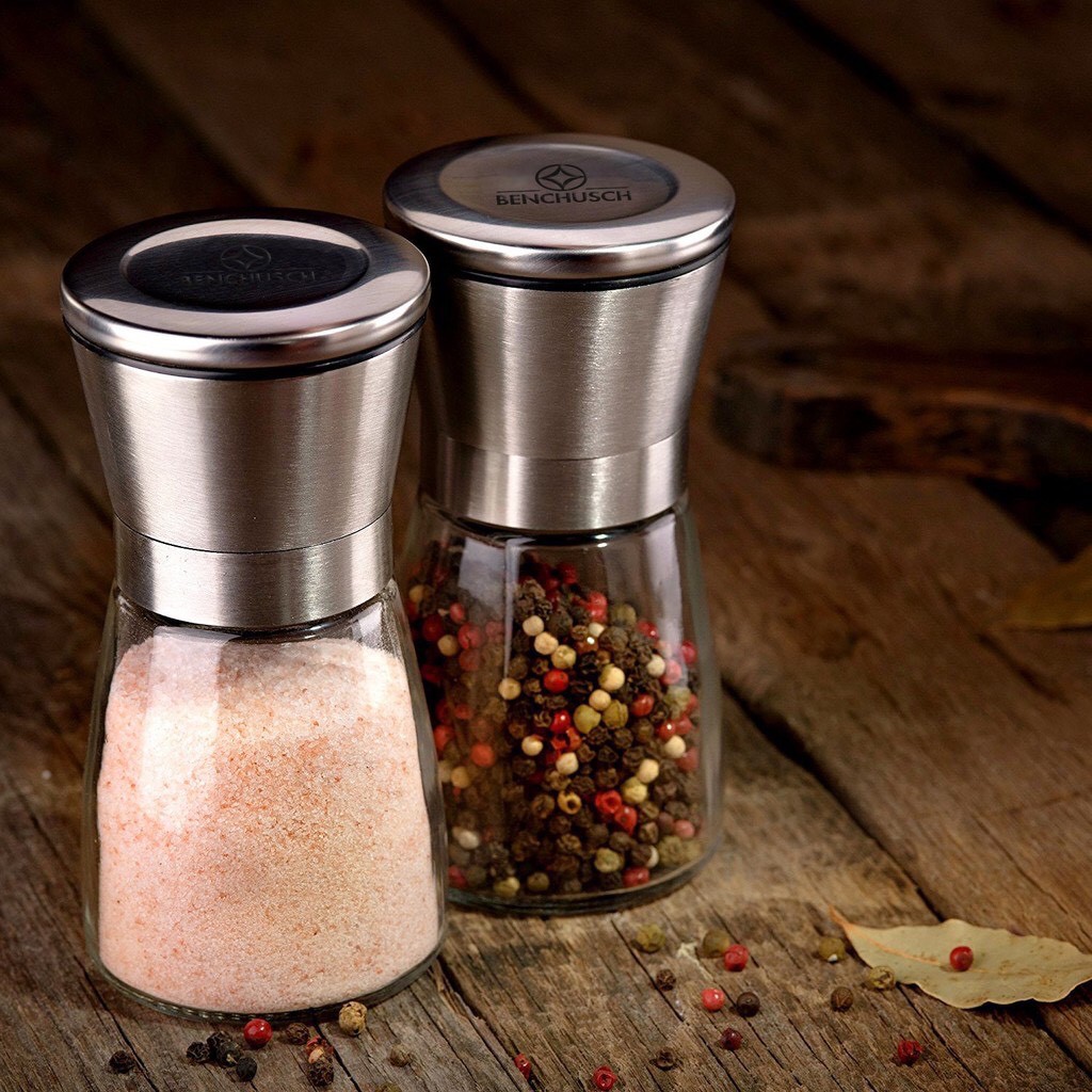 Lọ xay hạt tiêu thủy tinh nắp inox,nắp nhựa tiện dụng dùng trong gia đình