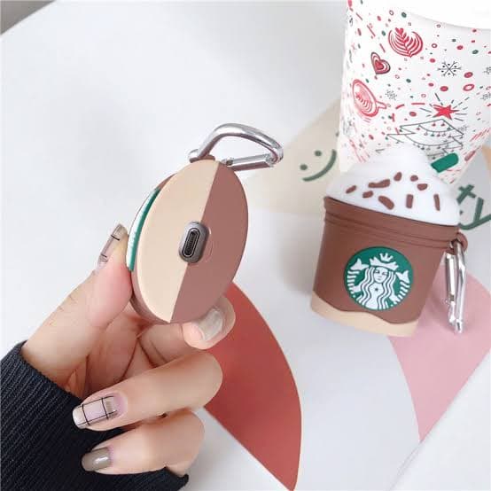 Vỏ bảo vệ hộp đựng tai nghe AirPods 1 & 2 Generation 3D - 12 - Starbucks Frappuccino 3D - Frappuccino