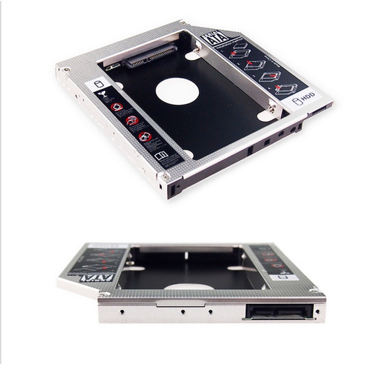 Caddy Bay SSD HDD SATA 9.5mm/12.7mm thay thế ổ DVD laptop