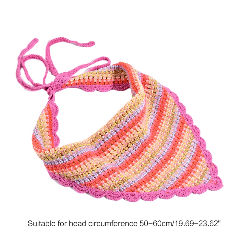 Khăn Turban Hình Tam Giác Nhiều Màu Sắc Phù Hợp Cho Nữ