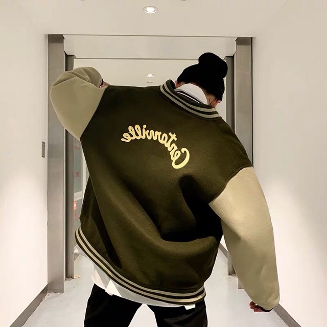 (Order) ÁO KHOÁC BOMBER OVERSIZE DẠ ÉP ULZZANG HÀN UNISEX | BigBuy360 - bigbuy360.vn