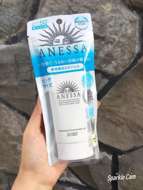 Kem chống nắng trắng da ANESSA WHITENING UV SUNSCREEN GEL SPF 50 PA