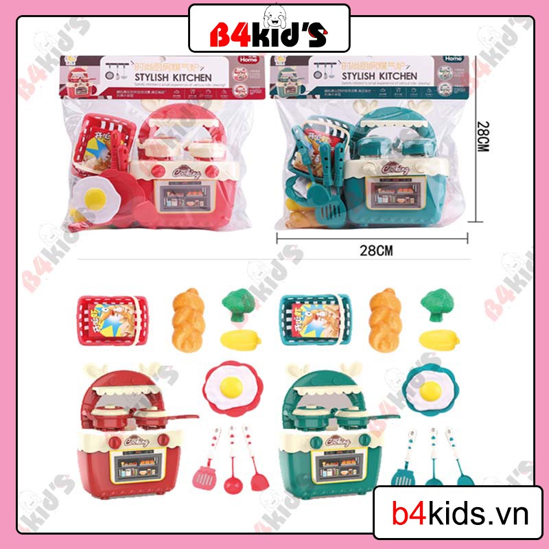 Đồ chơi nấu ăn mini cho bé gái Bộ Bếp trẻ em giá rẻ B4KIDS - G8
