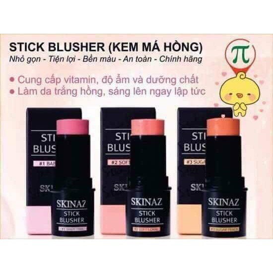 Kem má hồng cao cấp Shinaz Stick Blusher