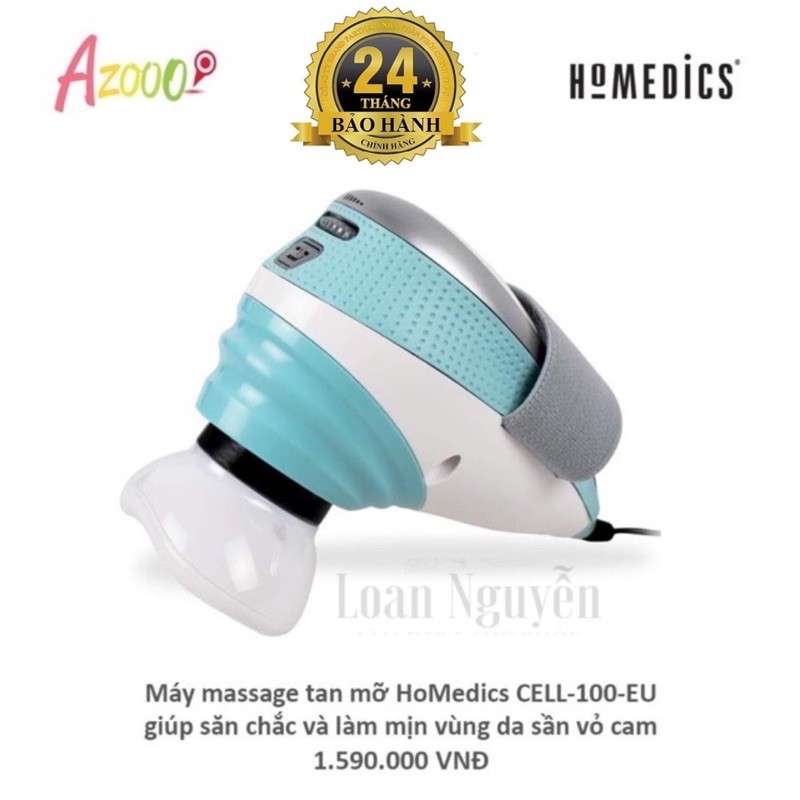 Máy Massage tan mỡ Homedics Mỹ [BH 2 năm]