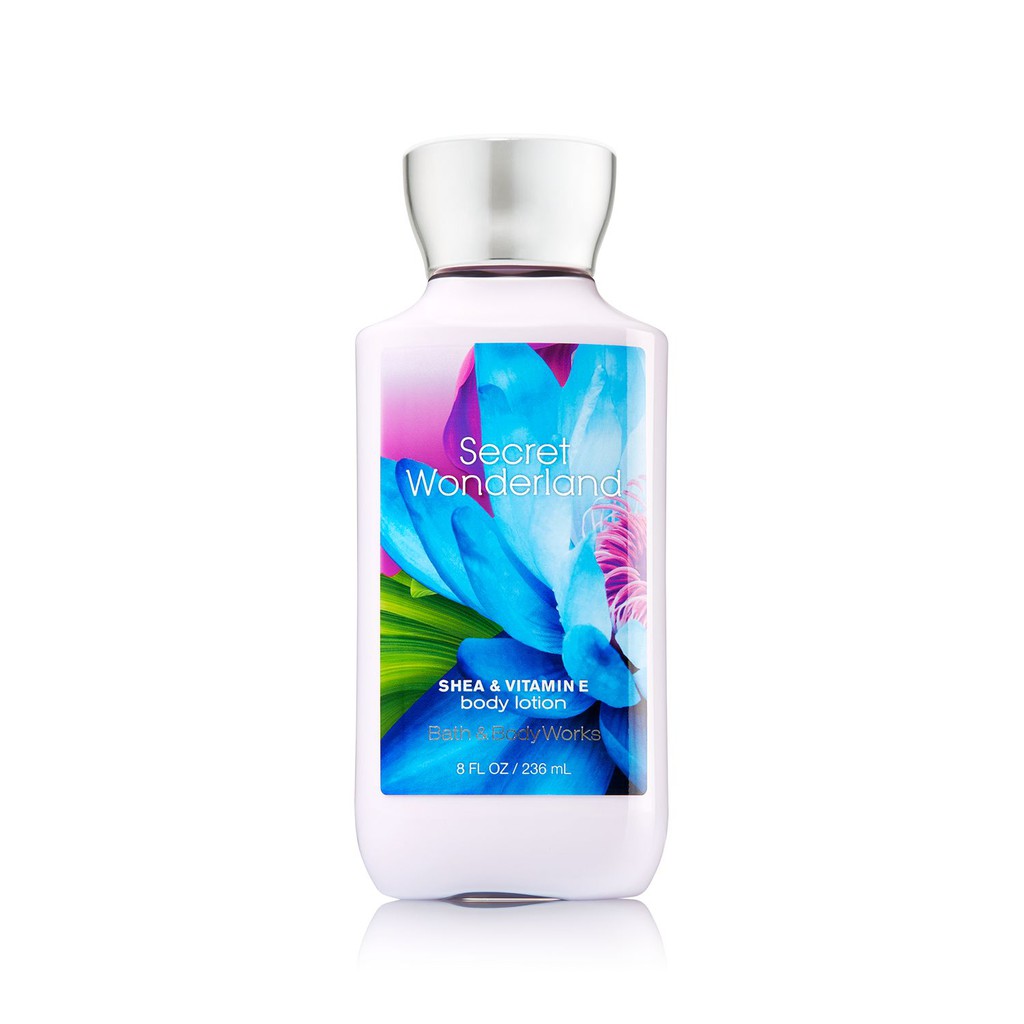 Dưỡng thể giữ ẩm da authentic Bath & Body Works Secret Wonderland shea butter + vitamin E body lotion 236ml