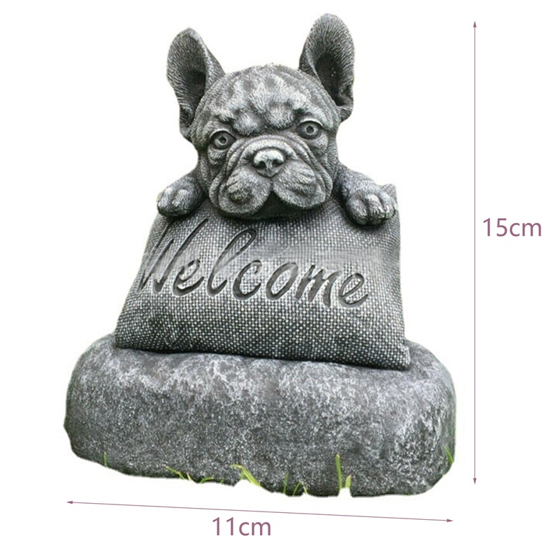 Phụ Kiện Chữ Welcome on a Plinth Dùng Trang Trí Vườn Ngoài Trời