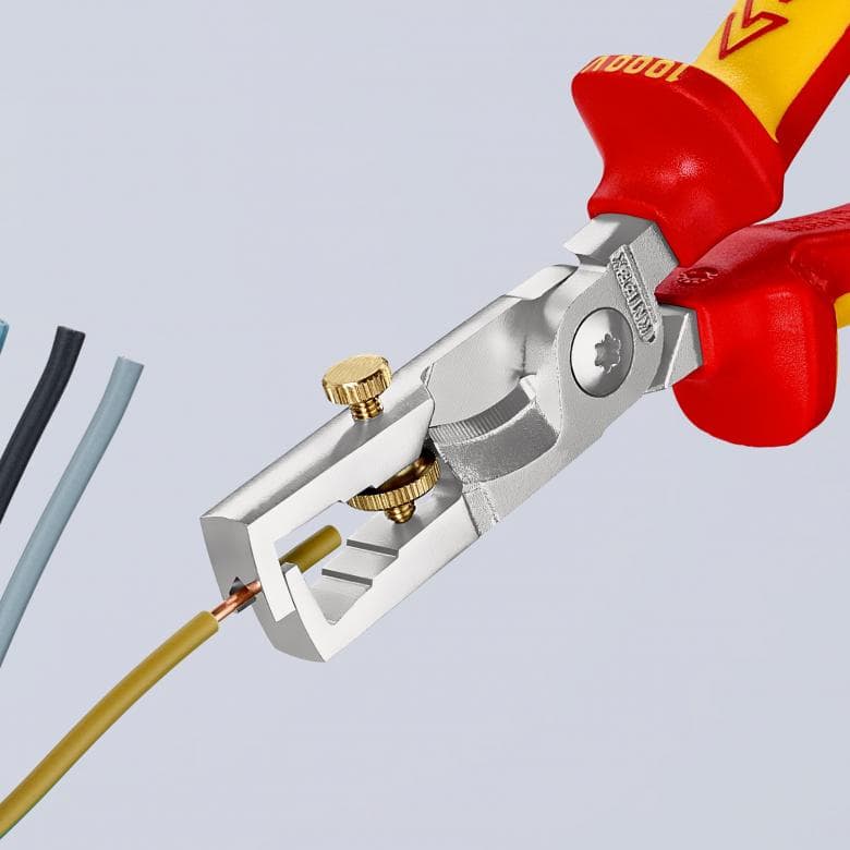 Kìm KNIPEX Lắp Điện StriX® Cắt Cáp Đến 50mm², Tách Dây Đến 10mm² 13 62 180 /13 66 180 / 13 66 180 T Có Dây Treo_G7t HN