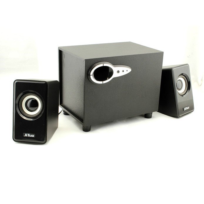 Bộ 3 Loa Máy Tính PC Cao Cấp 2.1 Âm Bass Echo Hay Thiết Kế Để Bàn Sang Trọng JT2806
