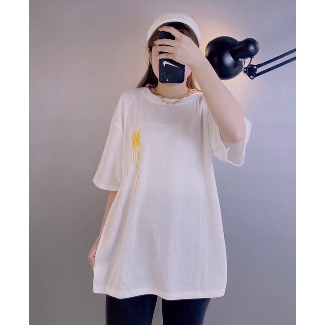 Sét bộ logo M móng vuốt chảy + quần legging lửng TH6