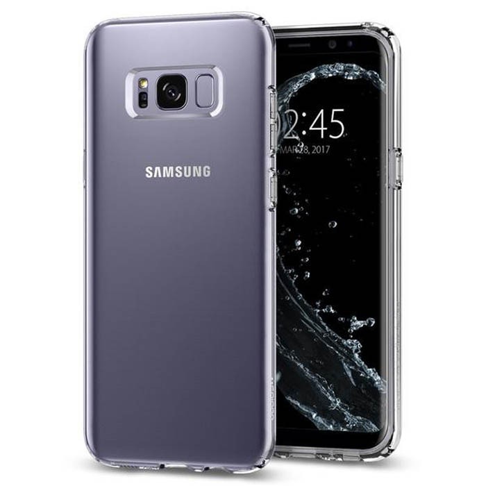 Ốp lưng Galaxy S8 Plus Spigen Liquid Crystal trong suốt ( USA ) tặng dán lưng Carbon