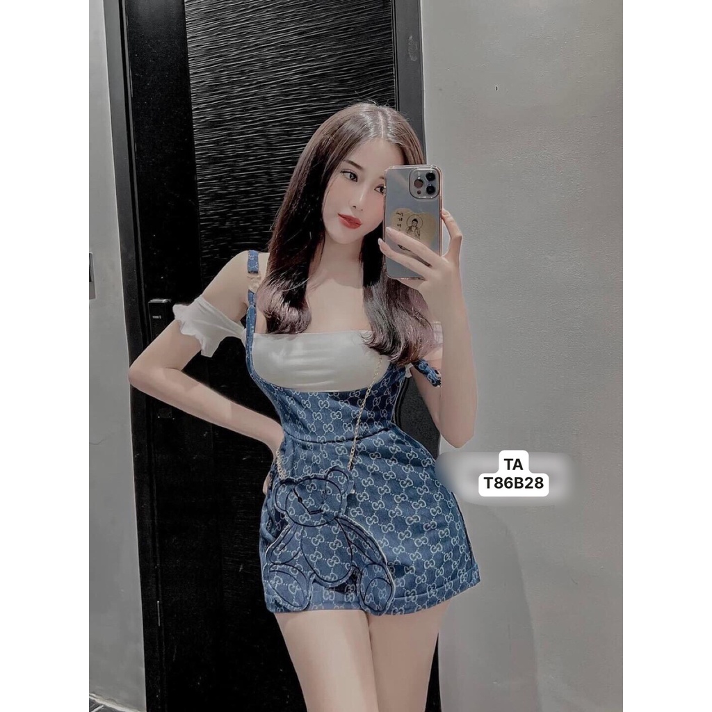 Set yếm gucci kèm áo kèm gấu đẹp xỉu