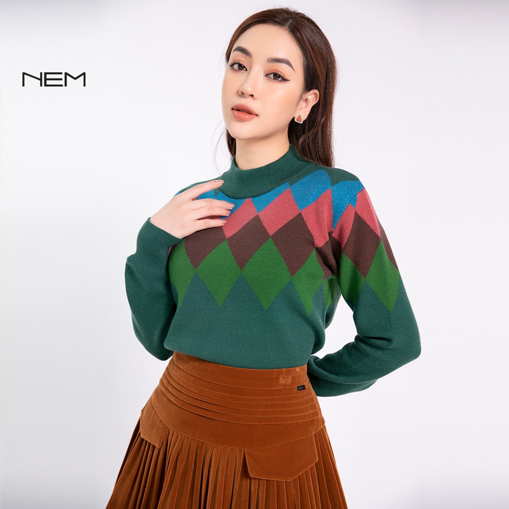 Áo len thiết kế họa tiết NEM fashion AL60132