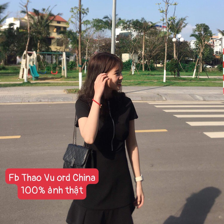 Đầm Xinh Dáng Xòe Kiểu Mới ⚡️ẢNH THẬT⚡️ Váy Cotton Đuôi Xòe
