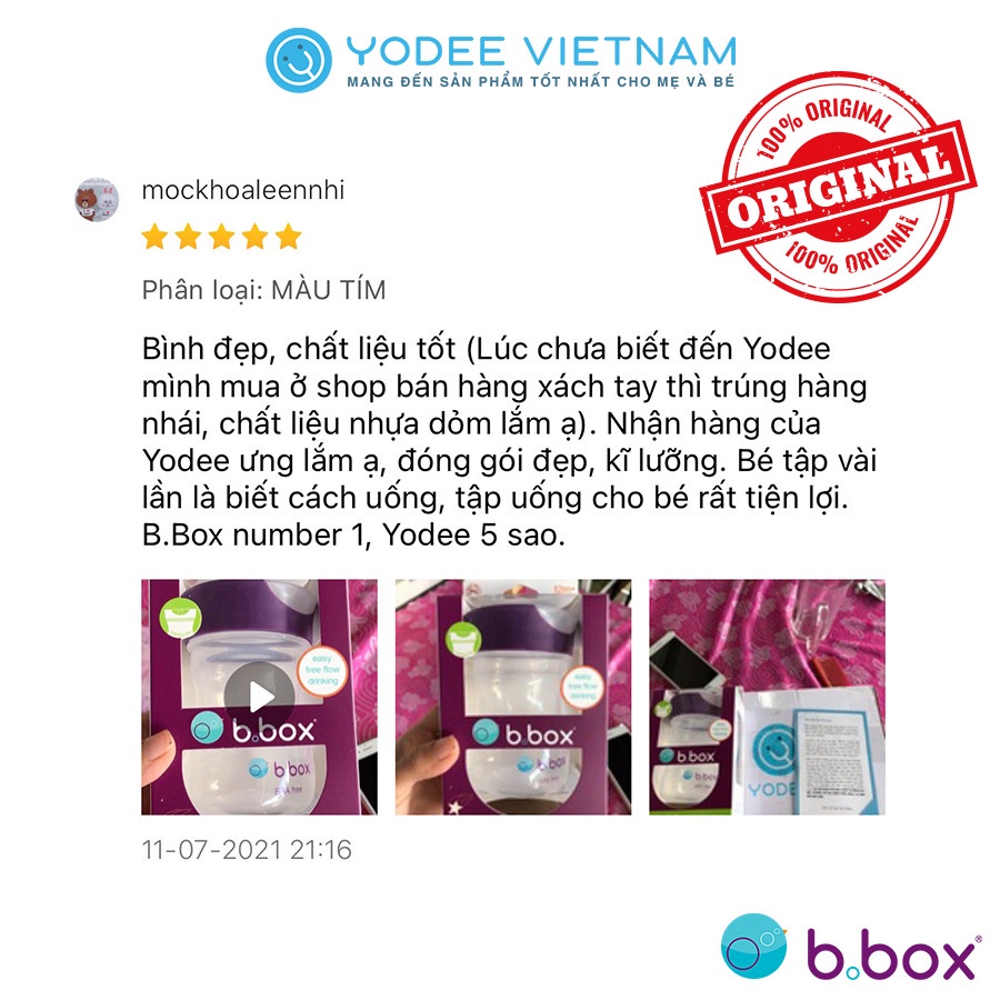 Cốc nhỏ B.box tập uống cho bé 240ml