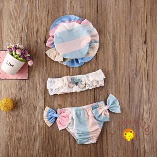 Bộ Đồ Bơi 2 Mảnh In Hoa Cho Bé Gái