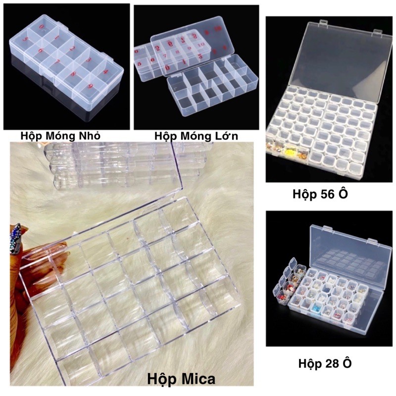 Hộp Đựng Móng Nhựa Dày