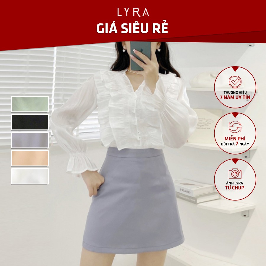 [Mã WABRLOW5 giảm 15% đơn 300K] Chân váy quần chữ A LYRA dáng ngắn thời trang trẻ trung năng động - LYTCV108