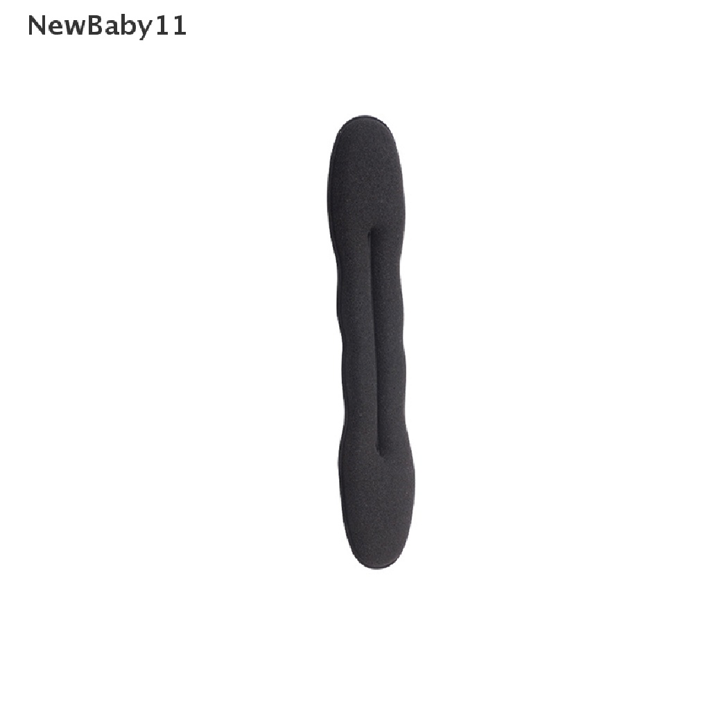 Dụng Cụ Búi Tóc Hình Bánh Donut Bằng Xốp Màu Đen Tiện Dụng