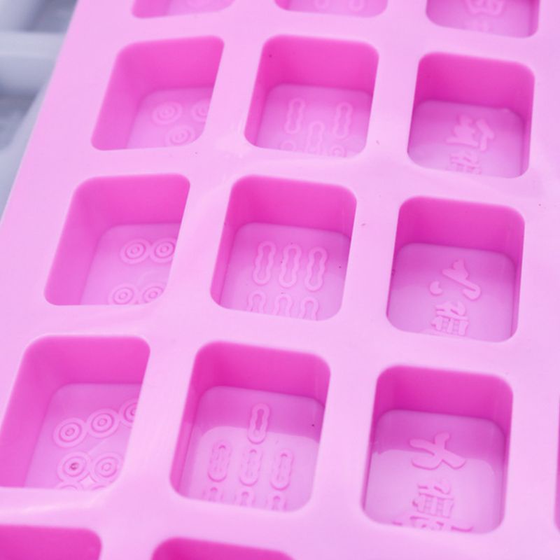 Khuôn Silicone Làm Mạt Chược Thủ Công Sáng Tạo