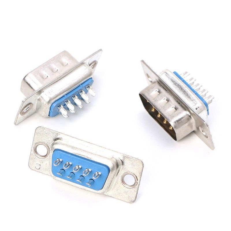 Set 5 Cặp 10 Cặp Đầu Nối Db9 Male Và Female Rs232 9 Pin