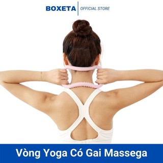Vòng tập Yoga Myring pilates dùng với Thảm tập Yoga hỗ trợ massage và giãn cơ khi tập gym nữ và Yoga