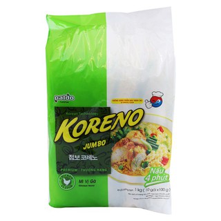 E - Mì Koreno Jumbo Vị Gà 10 Gói*100G