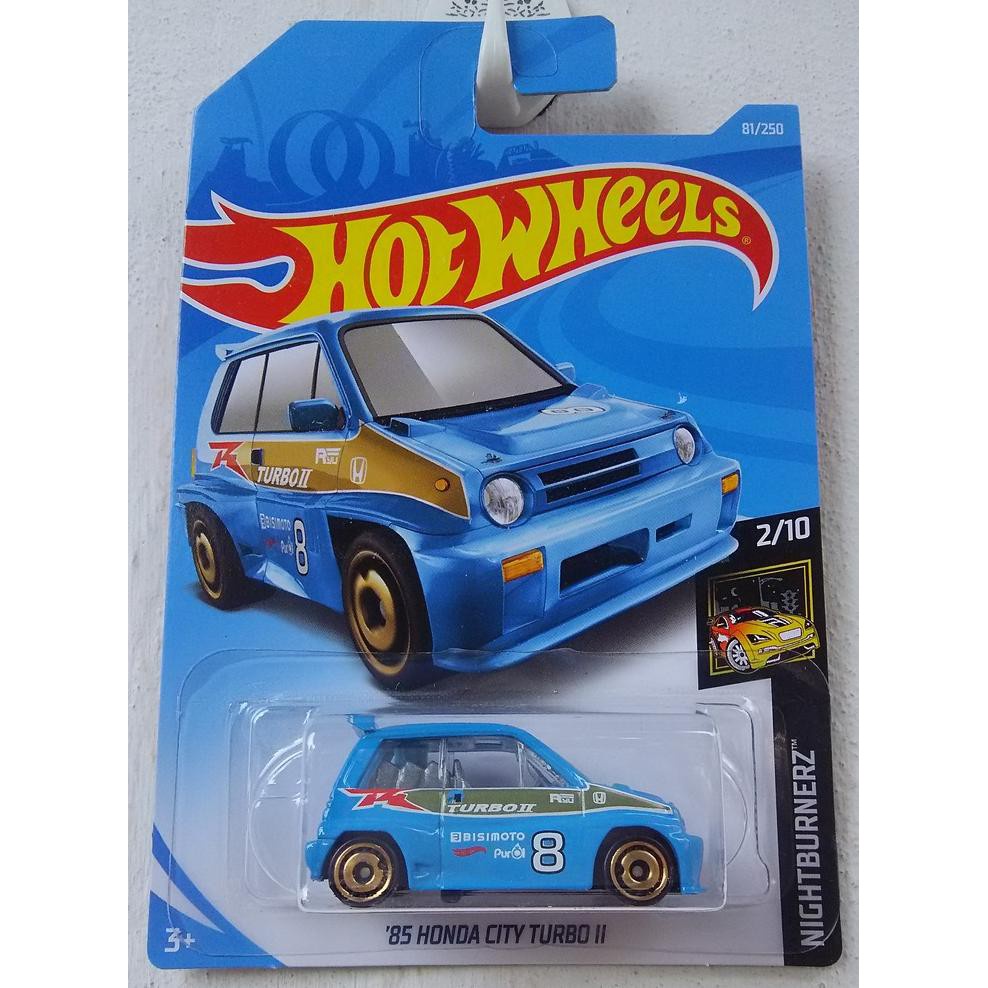 Xe Mô Hình Chính Hãng HotWheels - 85 Honda City Turbo II