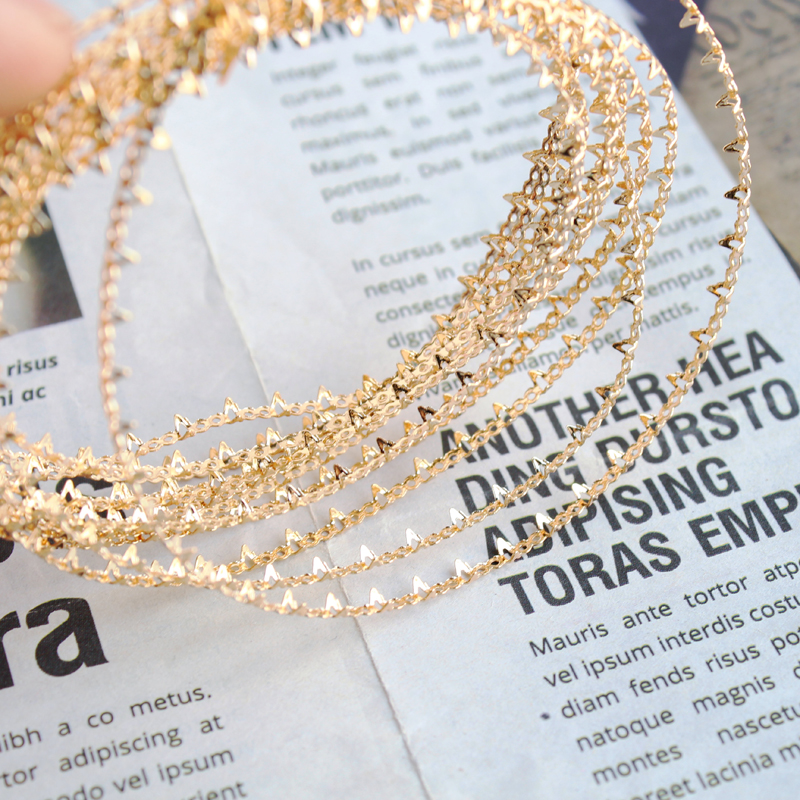 Phụ Kiện Dây Đồng 14K Màu Vàng Kim Làm Mặt Dây Chuyền Thủ Công diy