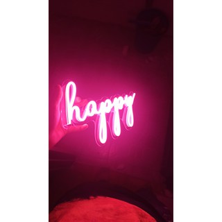 Đèn Trang Trí Led Neon Sign Happy (chữ theo yêu cầu)