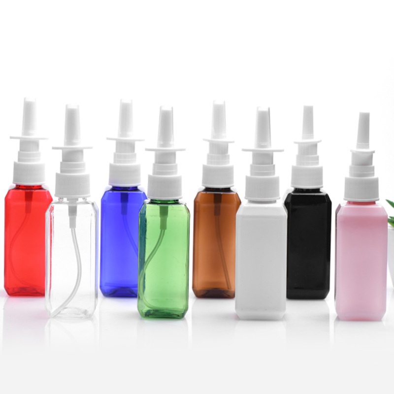 Bình Xịt Mũi Rỗng Bằng Nhựa Trong Suốt 50ml