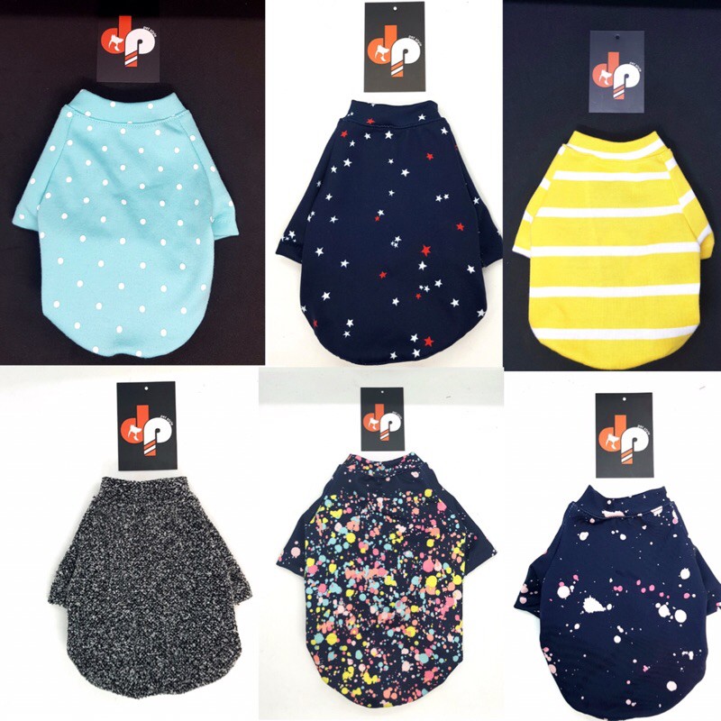 Áo thun poly không bám lông thú cưng (teacup-trên45kg)