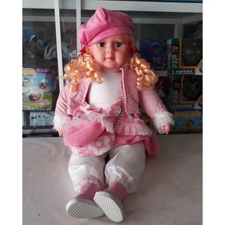[Shopee giá rẻ] Búp bê Tây có nhạc (Búp bê vải loại to/loại nhỏ)