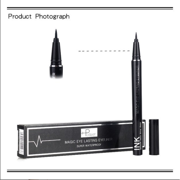 Bút kẻ mắt Pudaier màu đen cá tính 2.5g | BigBuy360 - bigbuy360.vn