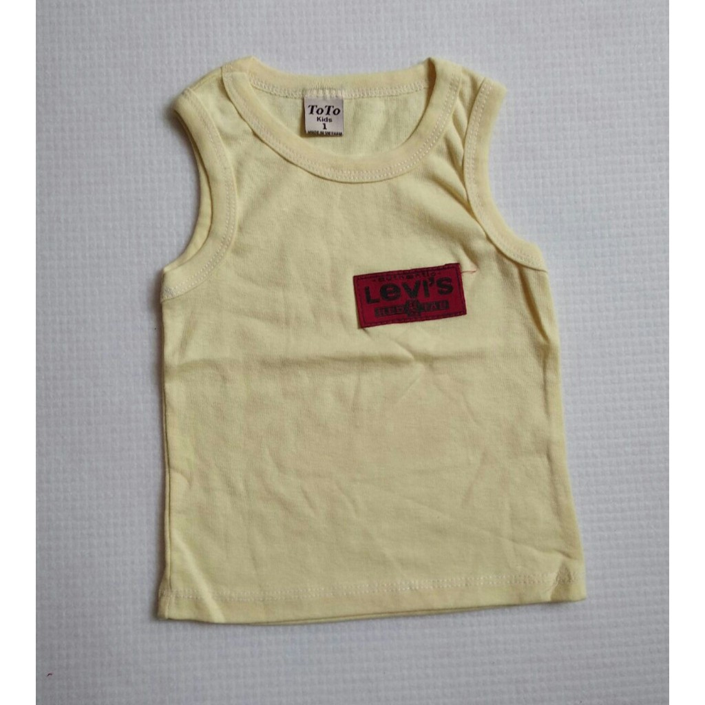 Áo sát nách bé trai in Levi's từ 8kg-combo 3 chiếc