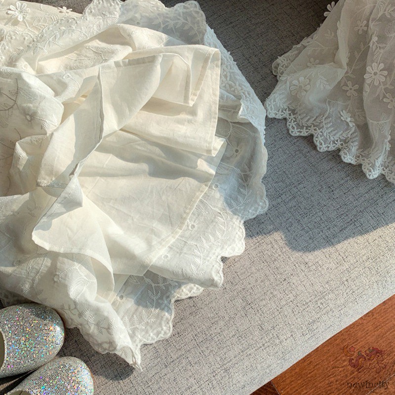 Áo Kiểu Đính Hoa Phong Cách Hàn Quốc Cho Bé Gái