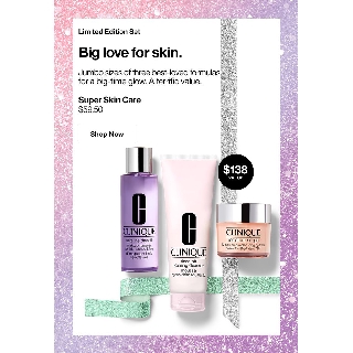 Set Tẩy Tế Bào Chết + Dưỡng Ẩm Clinique