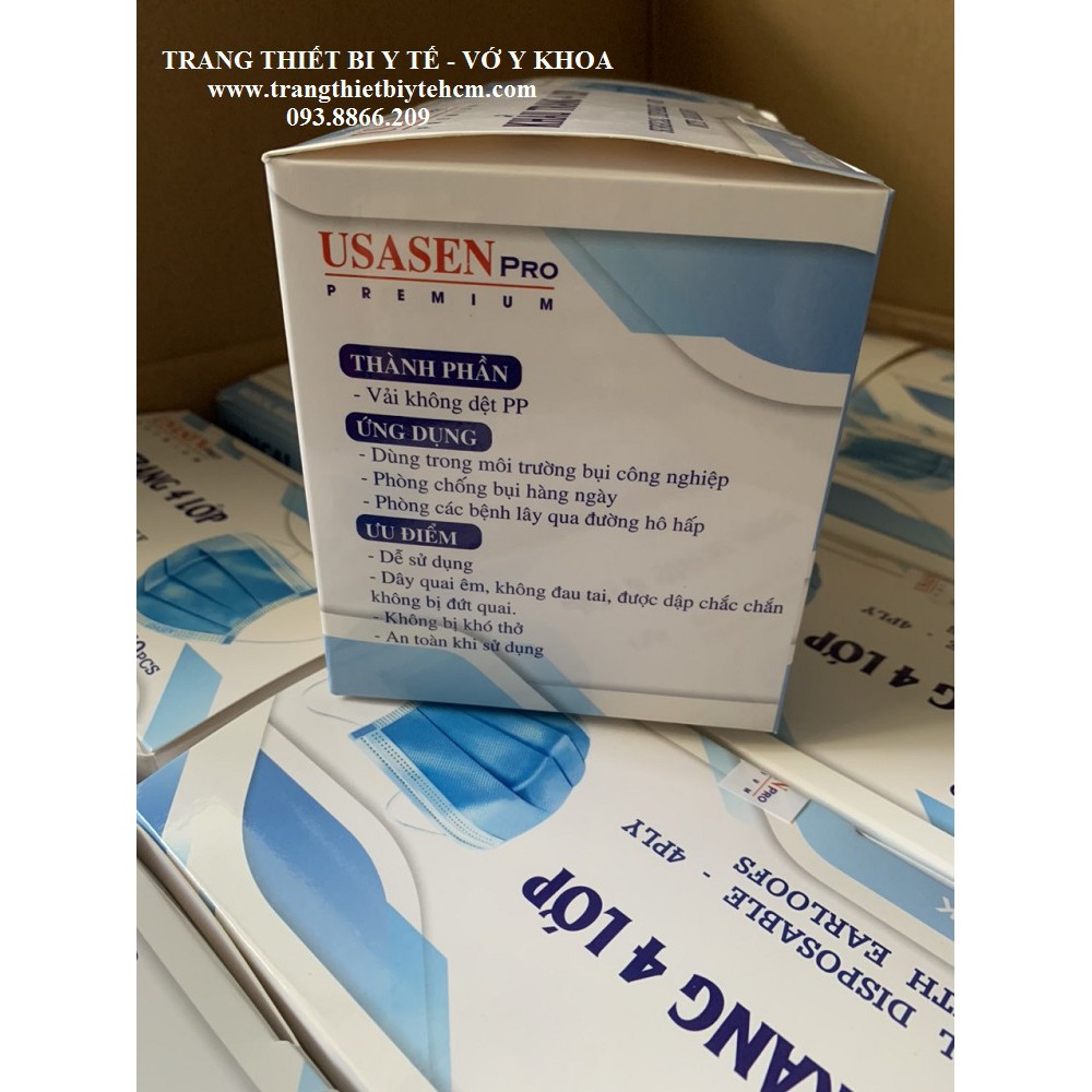 10 CÁI KHẨU TRANG XANH 4 LỚP US PRO | BigBuy360 - bigbuy360.vn