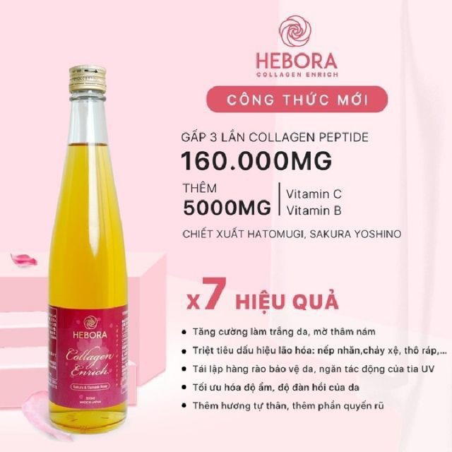 Hebora Collagen Erich Thủy phân 3in1- Dưỡng da trắng Mịn Tái Tạo Làn Da Hư Tổn  [ Uy Tín+Chính Hãng+Date mới] | BigBuy360 - bigbuy360.vn