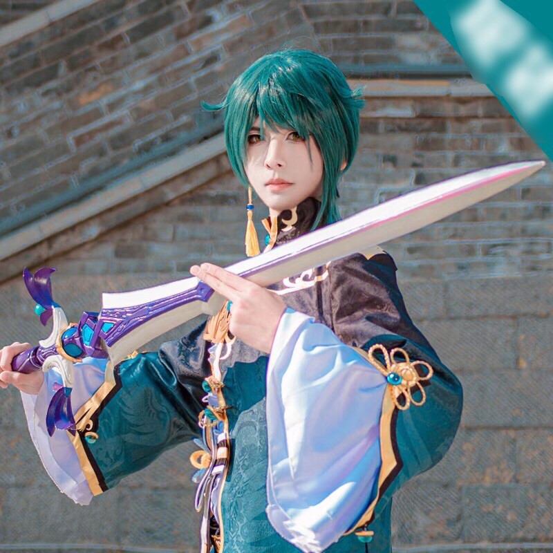 Set cosplay Xingqiu Genshin Impact