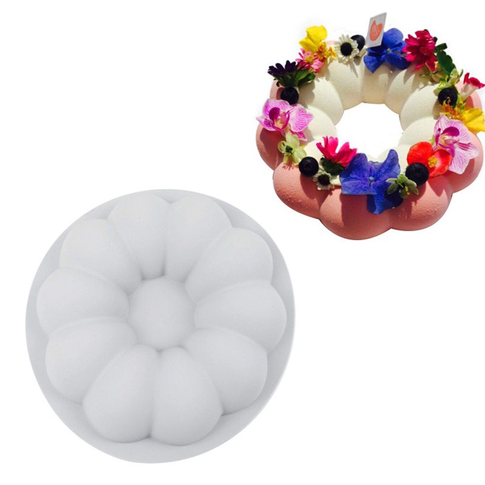 Daphne Khuôn Silicon Làm Bánh Mousse Hình Quả Bí Ngô Halloween Diy