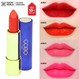 Son không chì Cocayhoala Gobo Nature matte 4.5g (4 màu mới)