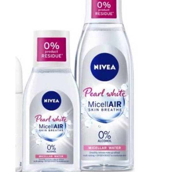 (Hàng Mới Về) Nước Hoa Hồng Nivea Micellar 125ml / 200ml Tinh Chất Ngọc Trai Trắng