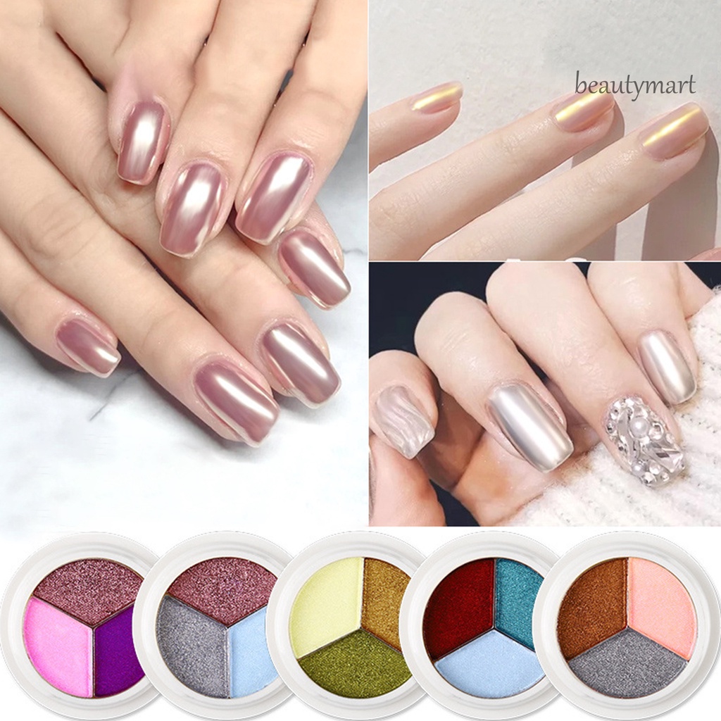 [Hàng mới về] Bột Đắp Móng Tay Hiệu Ứng Tráng Gương Lấp Lánh Dung Tích Lớn