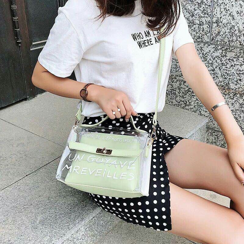 Túi Xách HM Trong Suốt Thời Trang