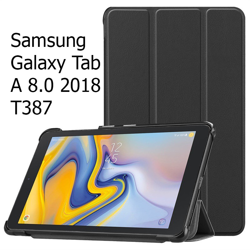 Bao Da Samsung Galaxy Tab A 8.0 (2018) T387 Hỗ Trợ Smart Cover Cover Dành Cho Máy Tính Bảng