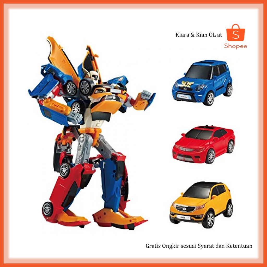 Mô Hình Xe Hơi Mini Tobot Tritan 3 Cars X Y And Z Chất Lượng Cao