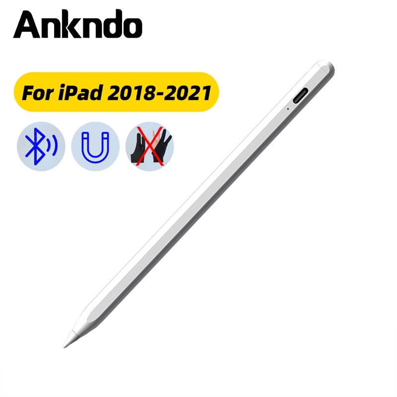 Bút cảm ứng bluetooth Ankndo thích hợp cho máy tính bảng Ipad Air 3/4 mini 5 2022 2021 2020 2019 2018