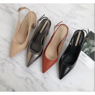 COLEE SLINGBACK gót vuông thu đông - GCL039